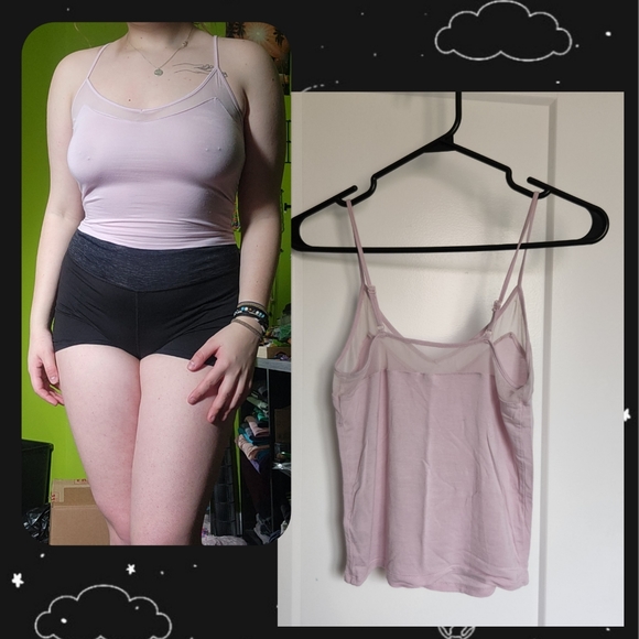 Pastel Mesh Tank - Picture 2 of 2
